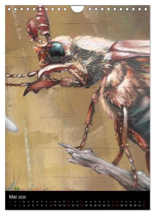 Produktbild: KA- GRAFFITI (Wandkalender 2026 DIN A4 hoch), CALVENDO Monatskalender