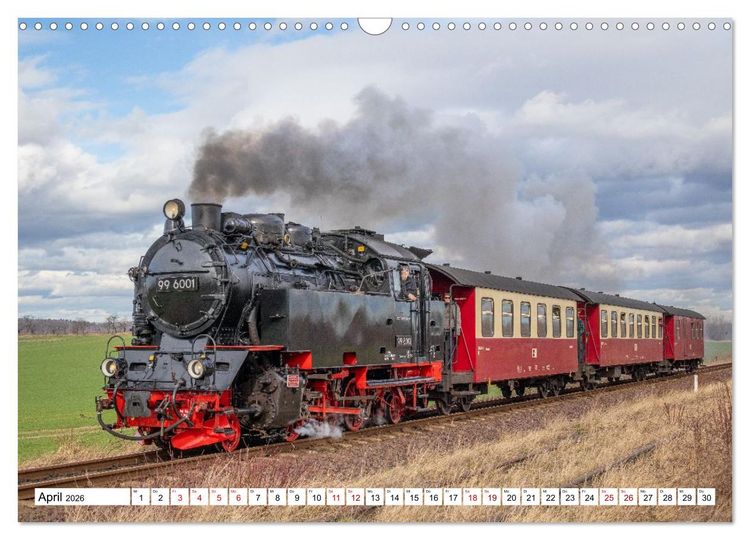 Produktbild: Selketalbahn im Harz (Wandkalender 2026 DIN A3 quer), CALVENDO Monatskalender