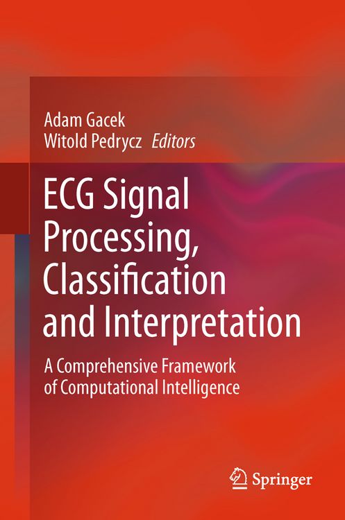 Produktbild: ECG Signal Processing, Classification and Interpretation