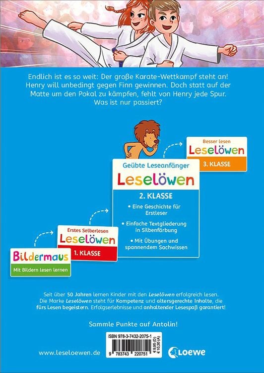 Produktbild: Lesel&ouml;wen 2. Klasse - Der gro&szlig;e Karate-Wettkampf