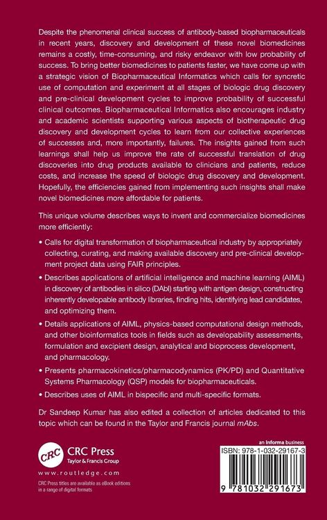 Produktbild: Biopharmaceutical Informatics