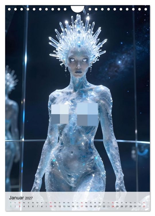 Produktbild: Alien Engel (Wandkalender 2027 DIN A4 hoch), CALVENDO Monatskalender