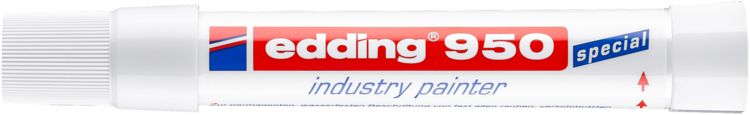 Produktbild: Edding 950 industry painter 4-950049 Industriemarker Wei&szlig; wasserfest: Ja