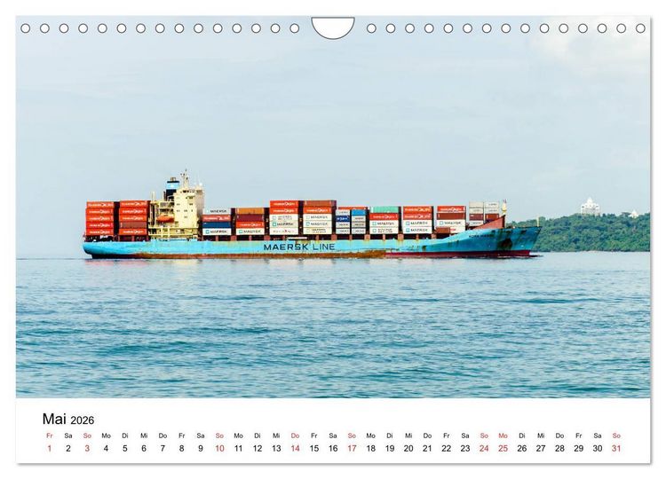 Produktbild: Panamakanal - Zwischen Atlantik und Pazifik (Wandkalender 2026 DIN A4 quer), CALVENDO Monatskalender
