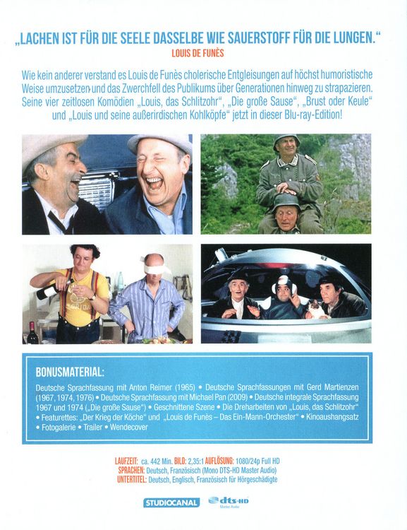 Produktbild: Louis de Funes Edition [4 BRs]