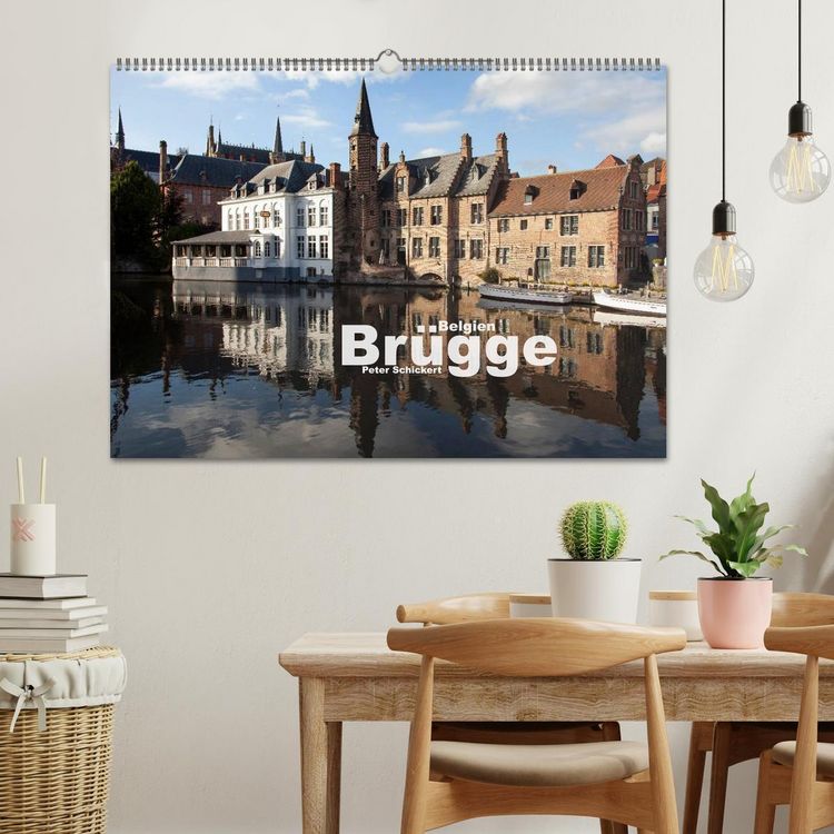 Produktbild: Br&uuml;gge - Belgien (Wandkalender 2026 DIN A2 quer), CALVENDO Monatskalender