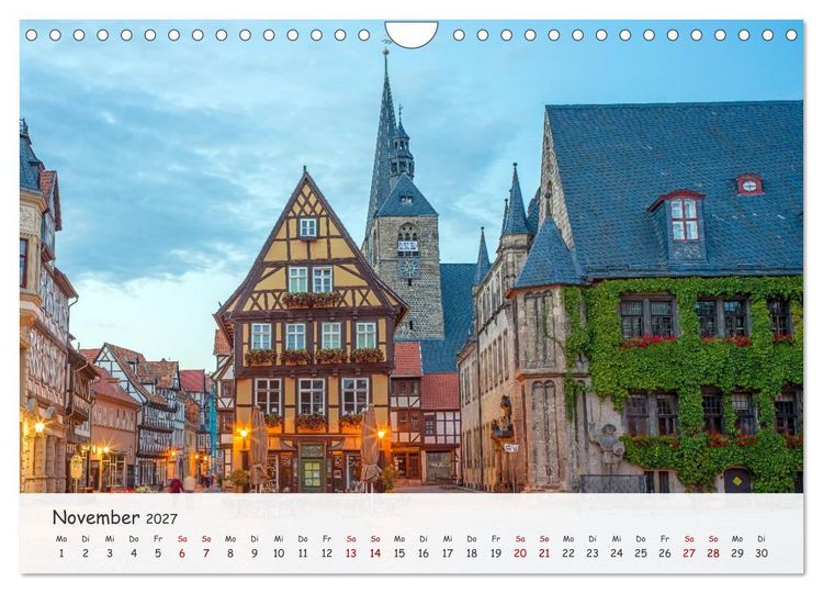 Produktbild: Quedlinburg - Die historische Altstadt (Wandkalender 2027 DIN A4 quer), CALVENDO Monatskalender