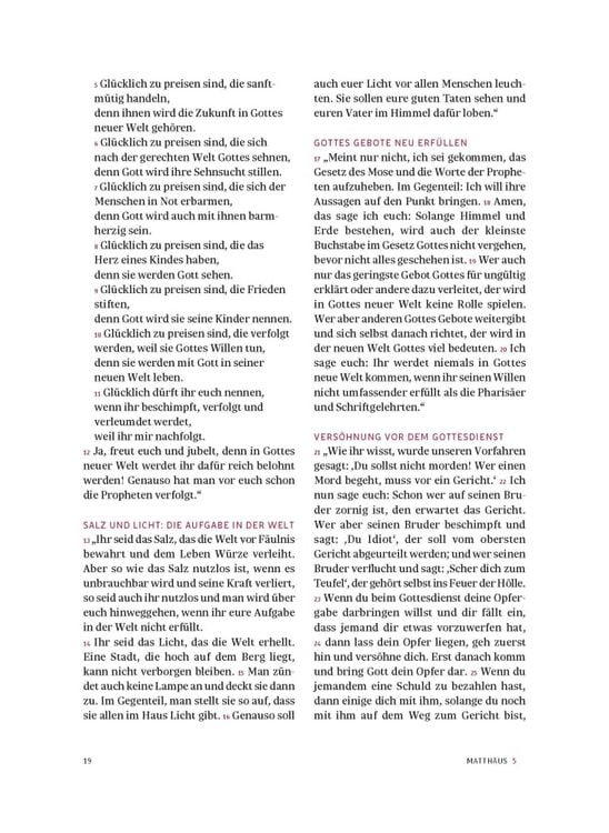 Produktbild: Das neue Testament. &Uuml;bertragen in die Sprache unserer Zeit. Blaue Ausgabe