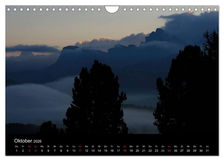 Produktbild: Alpe di Siusi - Seiser Alm (Wandkalender 2026 DIN A4 quer), CALVENDO Monatskalender