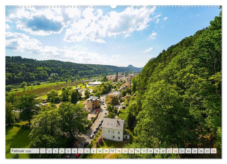 Produktbild: Bad Schandau Impressionen (hochwertiger Premium Wandkalender 2026 DIN A2 quer), Kunstdruck in Hochglanz