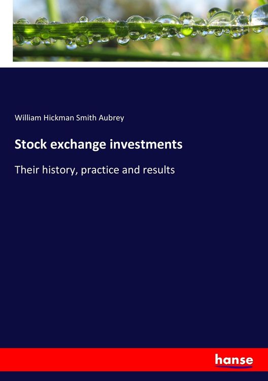 Produktbild: Stock exchange investments