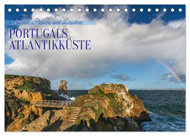 Produktbild: Portugals Atlantikk&uuml;ste (Tischkalender 2026 DIN A5 quer), CALVENDO Monatskalender