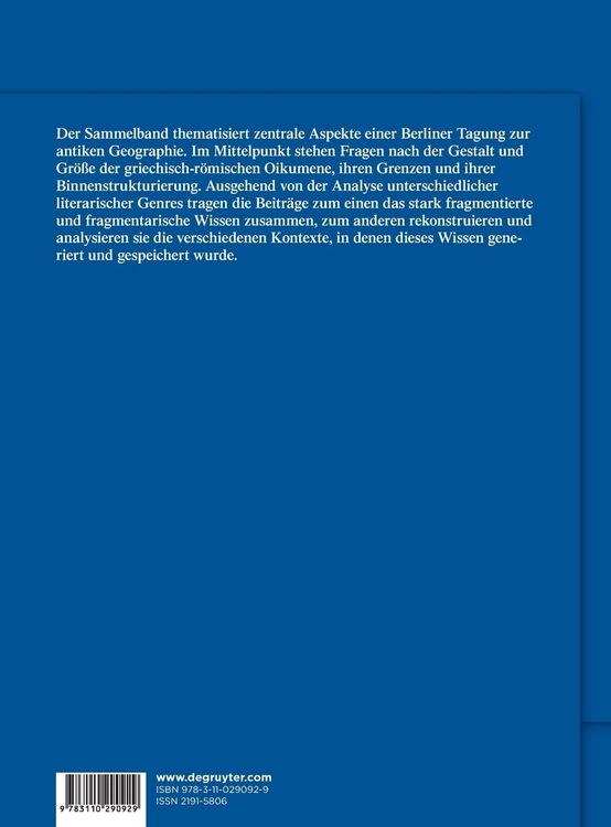 Produktbild: Vermessung der Oikumene