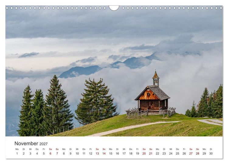 Produktbild: Naturwunder Berge (Wandkalender 2027 DIN A3 quer), CALVENDO Monatskalender