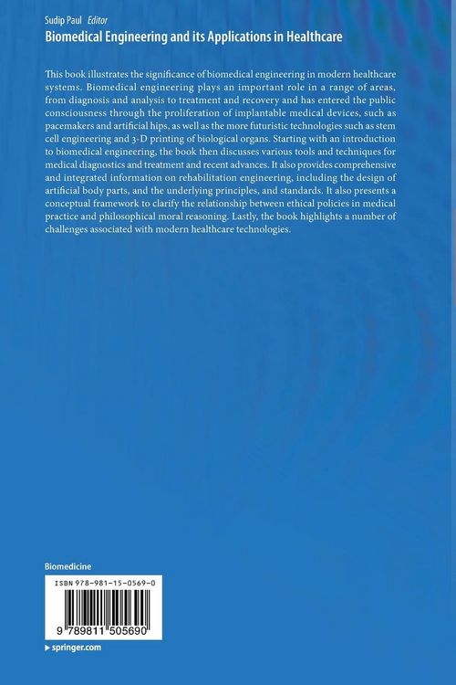 Produktbild: Biomedical Engineering and its Applications in Healthcare