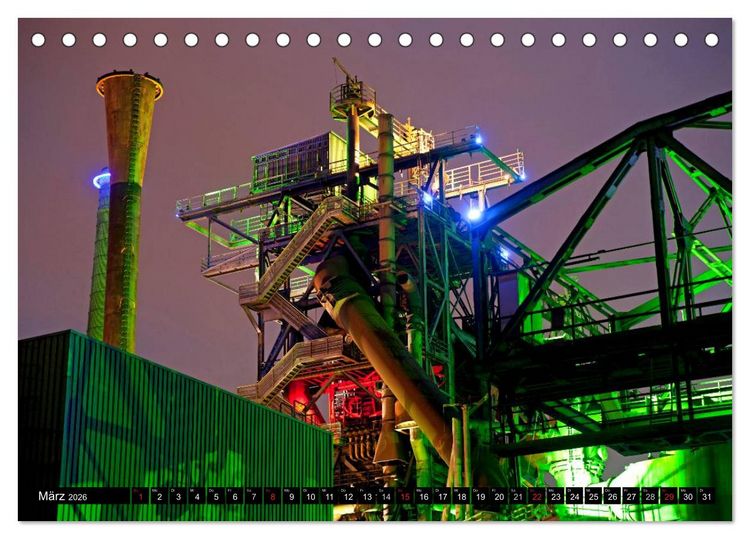 Produktbild: Auf der Route der Industriekultur (Tischkalender 2026 DIN A5 quer), CALVENDO Monatskalender
