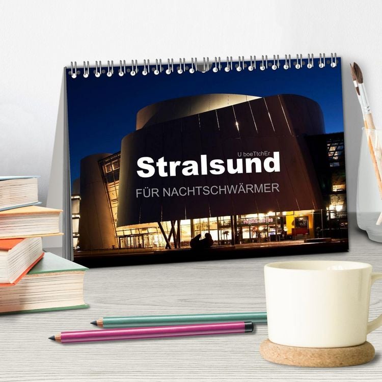 Produktbild: Stralsund F&Uuml;R NACHTSCHW&Auml;RMER (Tischkalender 2026 DIN A5 quer), CALVENDO Monatskalender