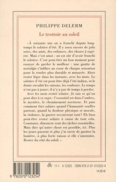 Produktbild: Le trottoir au soleil