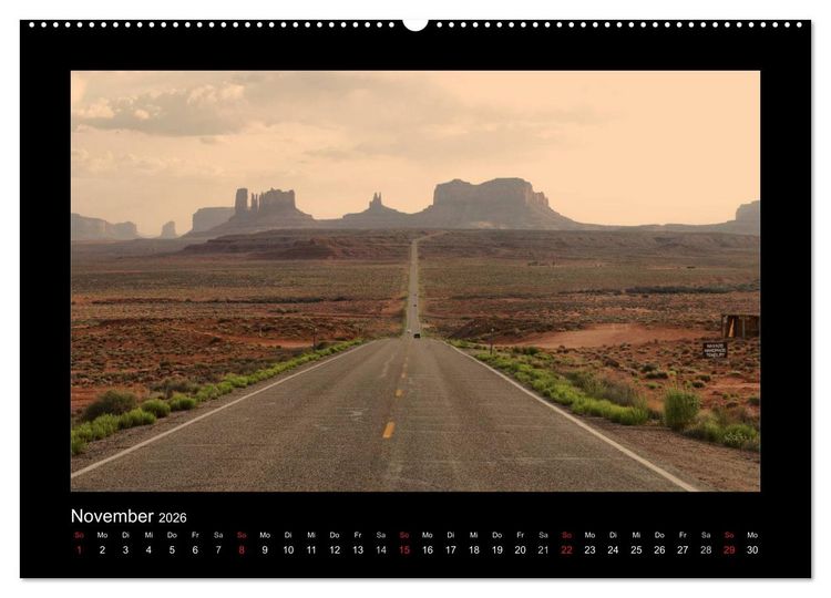 Produktbild: Amerikas wilder Westen (Wandkalender 2026 DIN A2 quer), CALVENDO Monatskalender