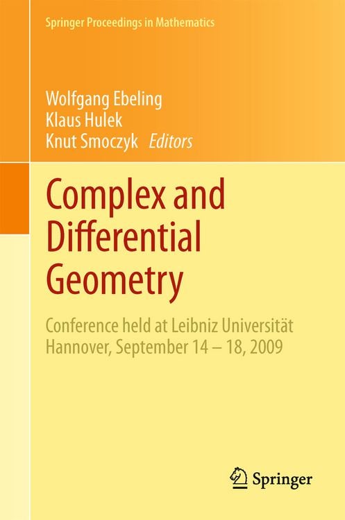 Produktbild: Complex and Differential Geometry