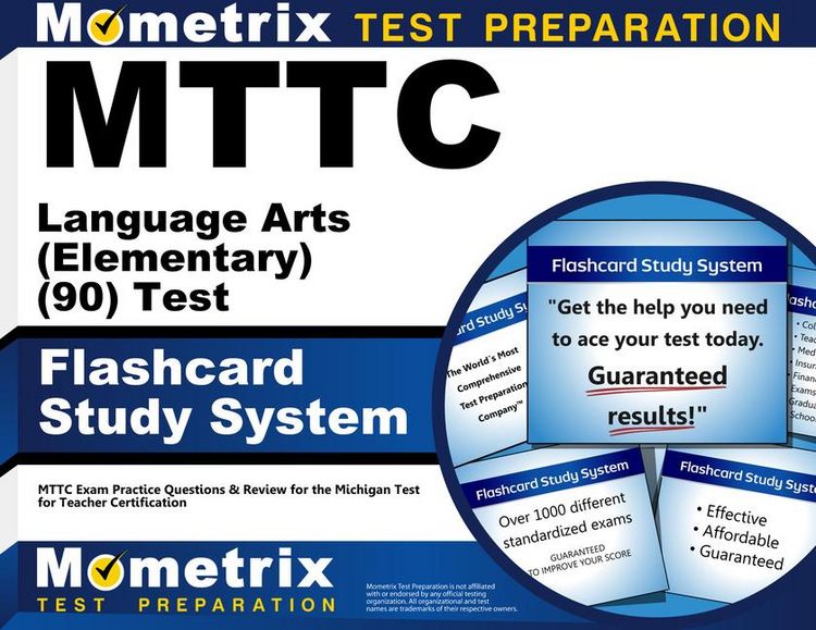 Produktbild: MTTC Language Arts (Elementary) (90) Test Flashcard Study System