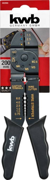 Produktbild: Kwb 402990 Crimpzange 0.75 bis 6mm&sup2;