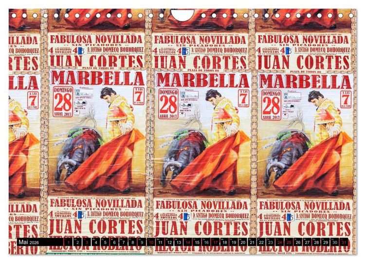 Produktbild: Farbenpr&auml;chtiges Andalusien (Wandkalender 2026 DIN A4 quer), CALVENDO Monatskalender