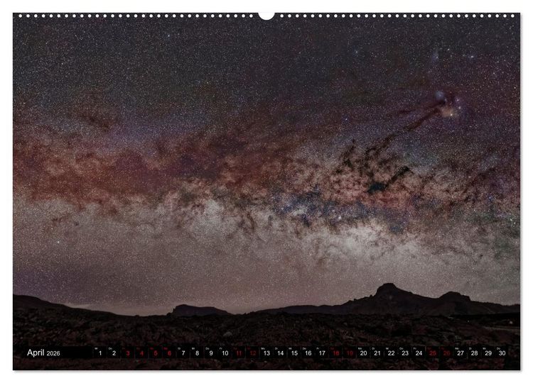 Produktbild: Deepsky Wide (Wandkalender 2026 DIN A2 quer), CALVENDO Monatskalender