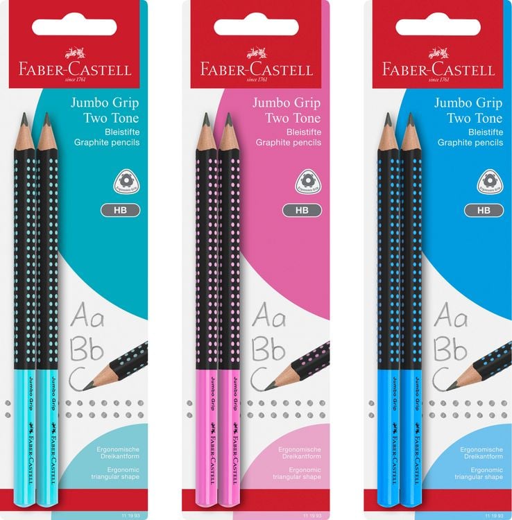 Produktbild: Faber-Castell Bleistift Jumbo Grip Two Tone 2xBS BK