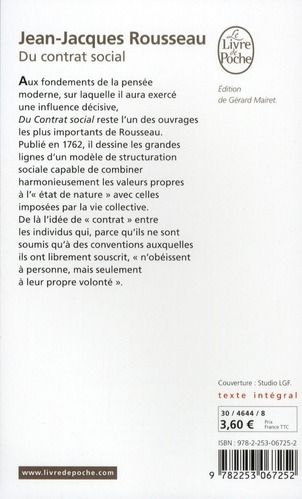 Produktbild: Du contrat social ou Principes du droit politique