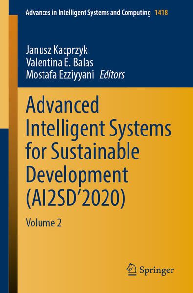 Produktbild: Advanced Intelligent Systems for Sustainable Development (AI2SD&rsquo;2020)