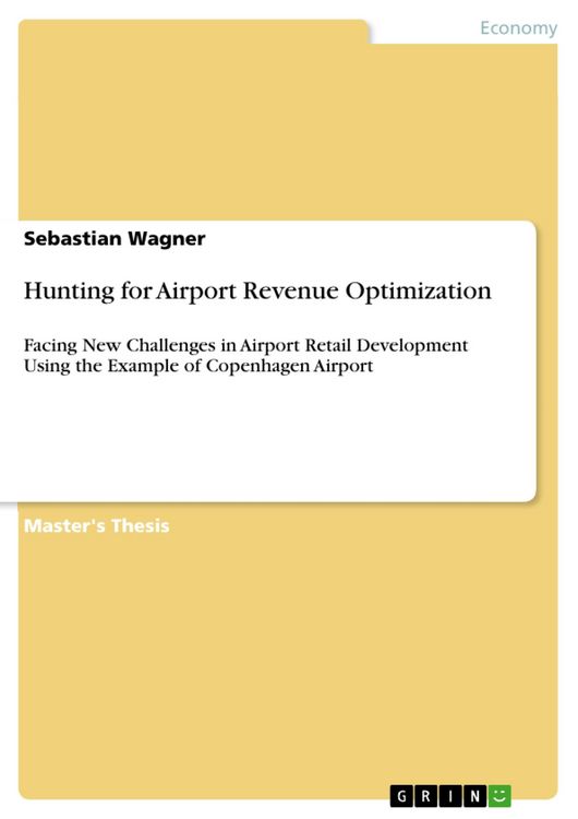 Produktbild: Hunting for Airport Revenue Optimization