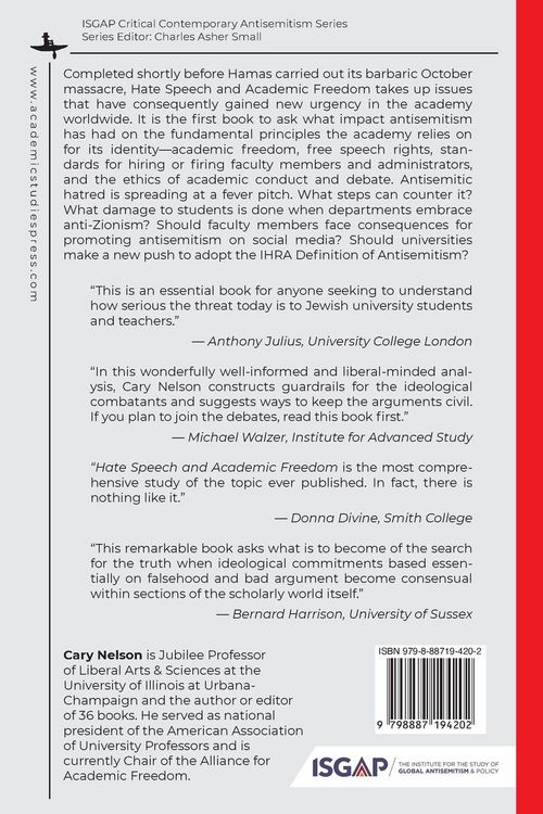 Produktbild: Hate Speech and Academic Freedom