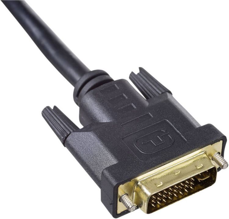 Produktbild: Akyga Anschlusskabel 1.8m Schwarz AK-AV-03 DVI-Kabel