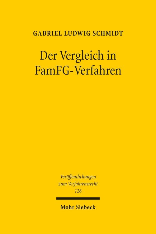 Produktbild: Der Vergleich in FamFG-Verfahren