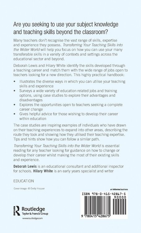 Produktbild: Transferring your Teaching Skills into the Wider World