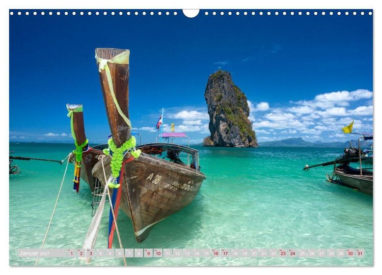 Produktbild: THAILAND - Land des L&auml;chelns (Wandkalender 2027 DIN A3 quer), CALVENDO Monatskalender