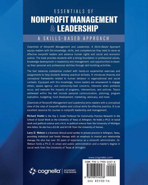 Produktbild: Essentials of Nonprofit Management and Leadership