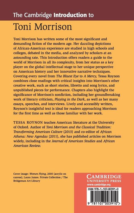 Produktbild: The Cambridge Introduction to Toni Morrison
