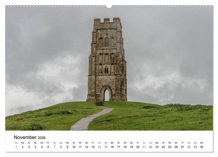 Produktbild: Foto-Momente S&uuml;d-England - Magische Orte (hochwertiger Premium Wandkalender 2026 DIN A2 quer), Kunstdruck in Hochglanz