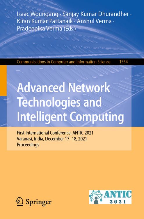 Produktbild: Advanced Network Technologies and Intelligent Computing
