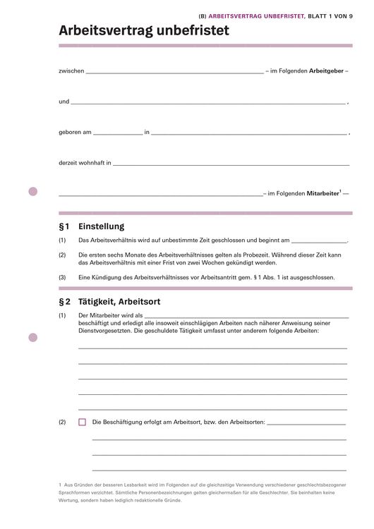 Produktbild: Arbeitsvertr&auml;ge: Das Set