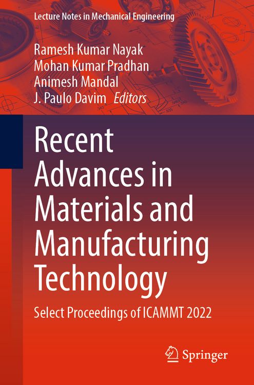 Produktbild: Recent Advances in Materials and Manufacturing Technology