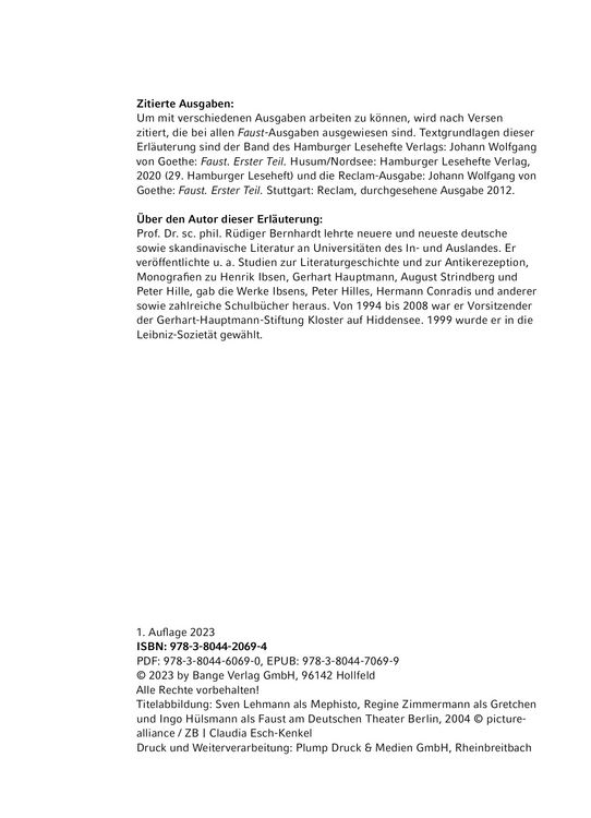 Produktbild: Faust I von Johann Wolfgang von Goethe