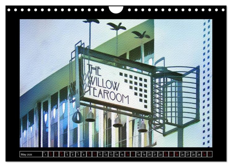 Produktbild: Glasgow (Wall Calendar 2026 DIN A4 landscape), CALVENDO 12 Month Wall Calendar