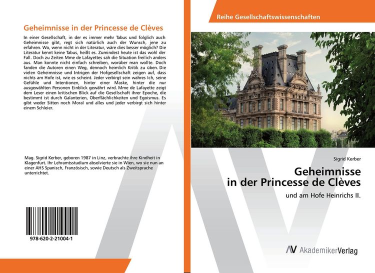 Produktbild: Geheimnisse in der Princesse de Cl&egrave;ves