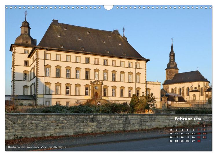 Produktbild: Burgen, Schl&ouml;sser, Herrenh&auml;uer im Sauerland (Wandkalender 2026 DIN A3 quer), CALVENDO Monatskalender