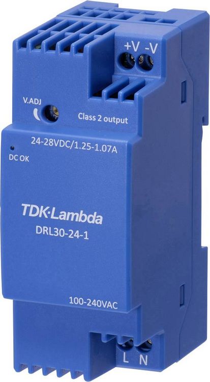 Produktbild: TDK-Lambda DRL30-12-1 Hutschienen-Netzteil (DIN-Rail) 12V 2.1A 25.2W Inhalt 1St.