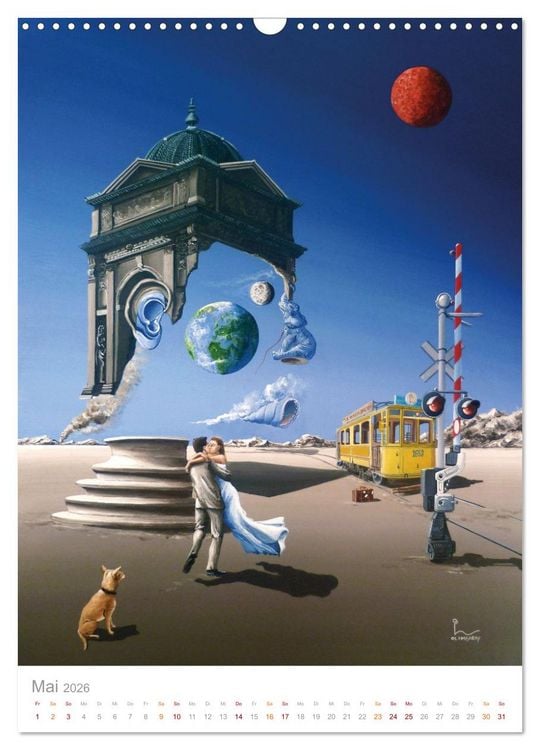 Produktbild: Blau Tr&auml;umen (Wandkalender 2026 DIN A3 hoch), CALVENDO Monatskalender