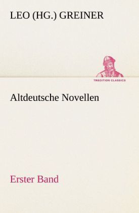 Produktbild: Altdeutsche Novellen - Erster Band